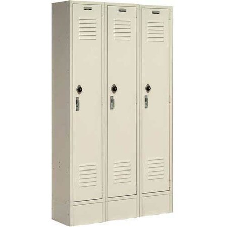 Global Industrial 36 in W, 12 D, 66 in H, Tan 652061TN